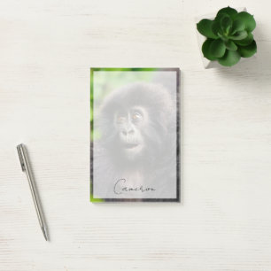 Cutest Baby Animals Young Mountain Gorilla Post-it Notes
