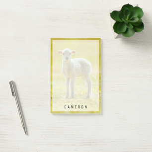 Cutest Baby Animals   Young Sheep Post-it Notes