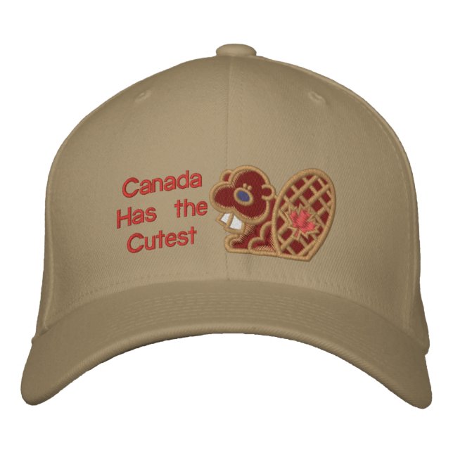 Cutest Beaver Embroidered Hat (Front)