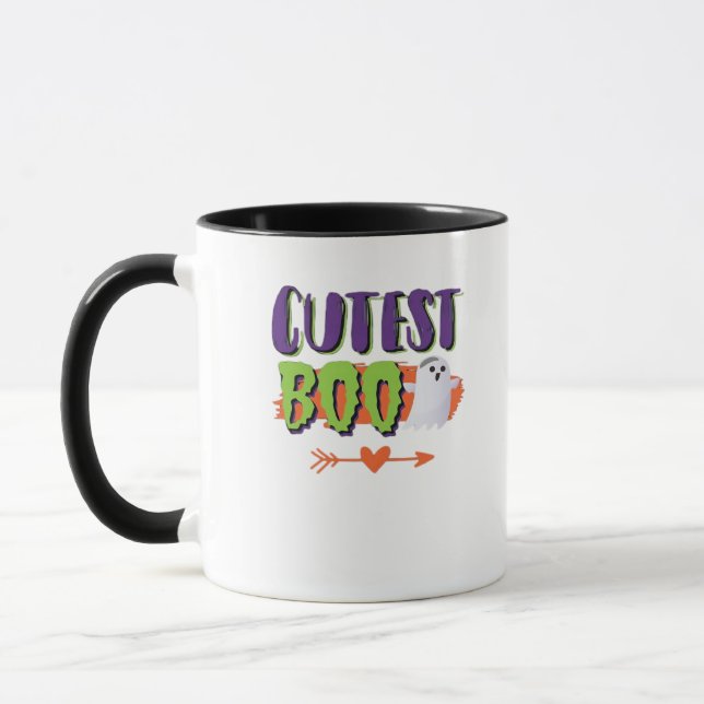 Cutest Boo Halloween Funny Casual Mug (Left)