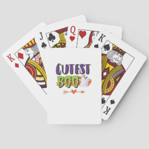 Cutest Boo Halloween Funny Casual Playing Cards