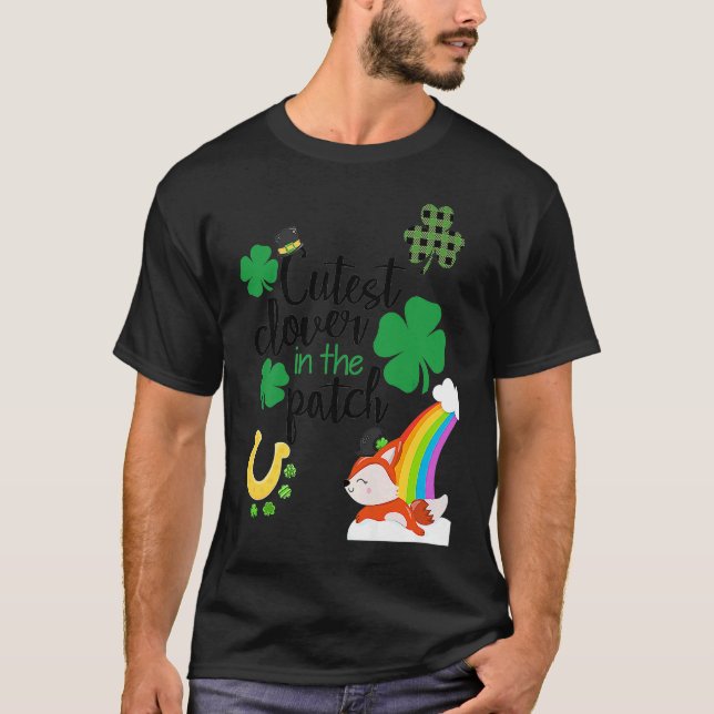 Cutest C In The Patch St Paddy's Day Leprechaun Lu T-Shirt (Front)