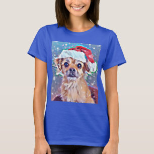 Cutest Christmas doggie ever! T-Shirt