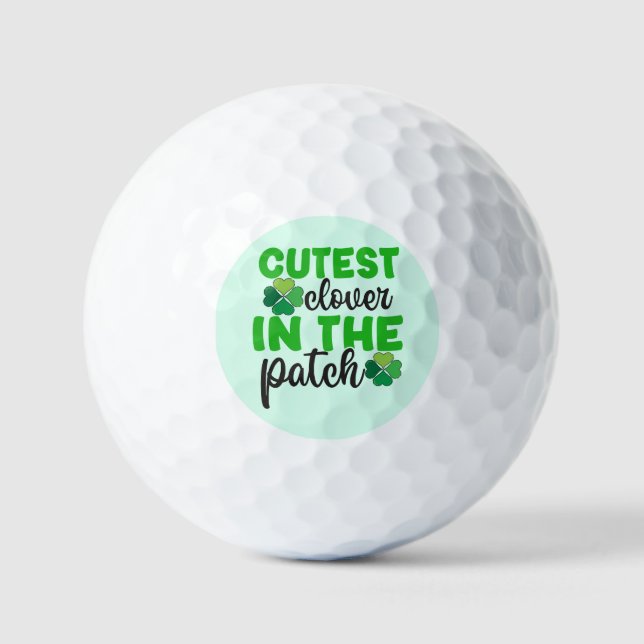 Cutest Clover in The Patch-61106 Golf Balls (Front)