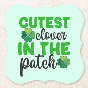 Cutest Clover in The Patch-61106 Paper Coaster