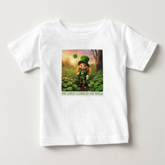 Cutest Clover in The Patch Baby T-Shirt (Front)