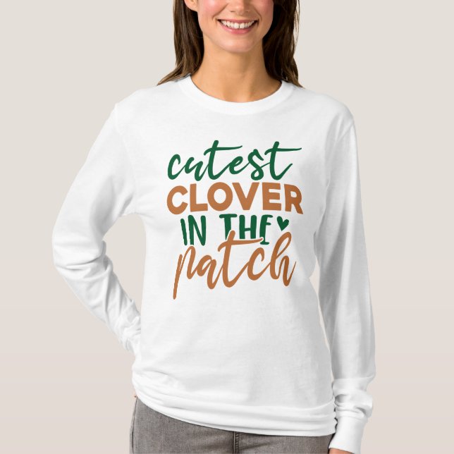 Cutest Clover in The Patch St Patrick's-60863 T-Shirt (Front)