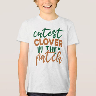 Cutest Clover in The Patch St Patrick's-60863 Tri-Blend Shirt