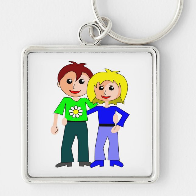 CUTEST COUPLE KEY RING (Front)