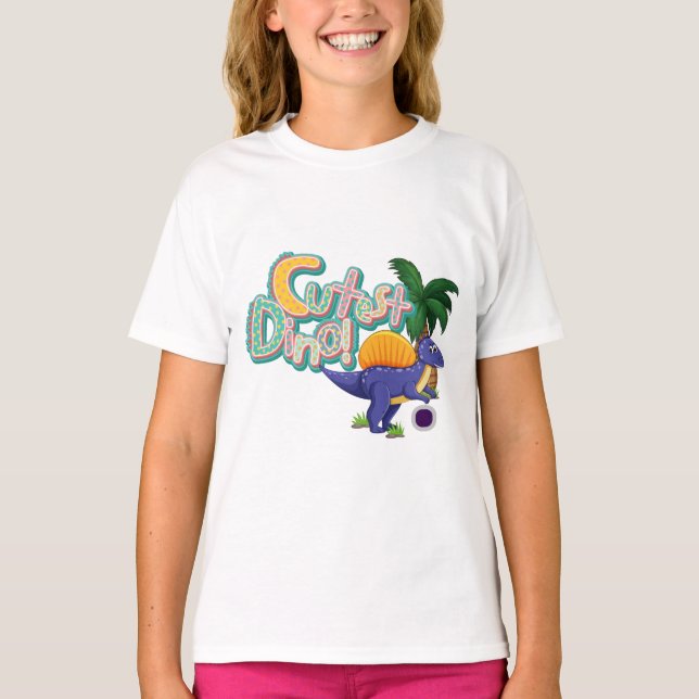 cutest dino T-Shirt (Front)