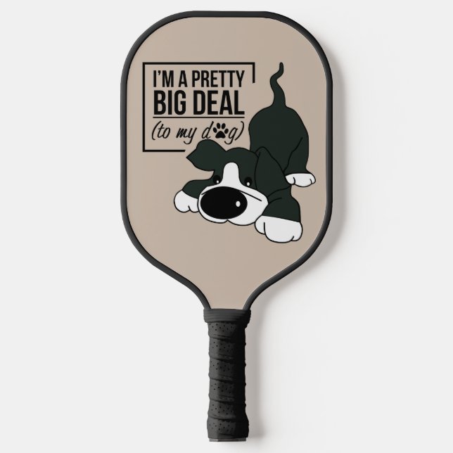 Cutest Dog Ever Pickleball Paddle (Front)