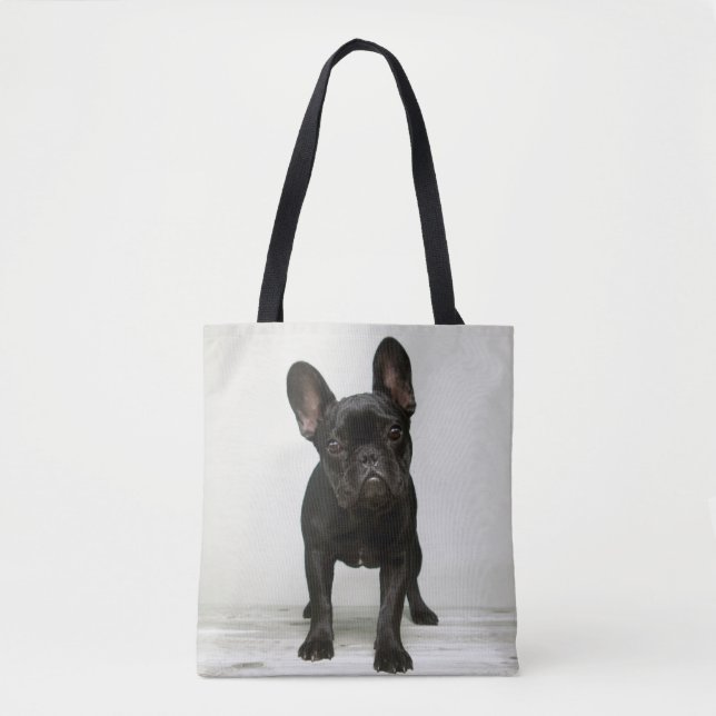 Cutest French Bulldog Puppy Tote Bag (Front)