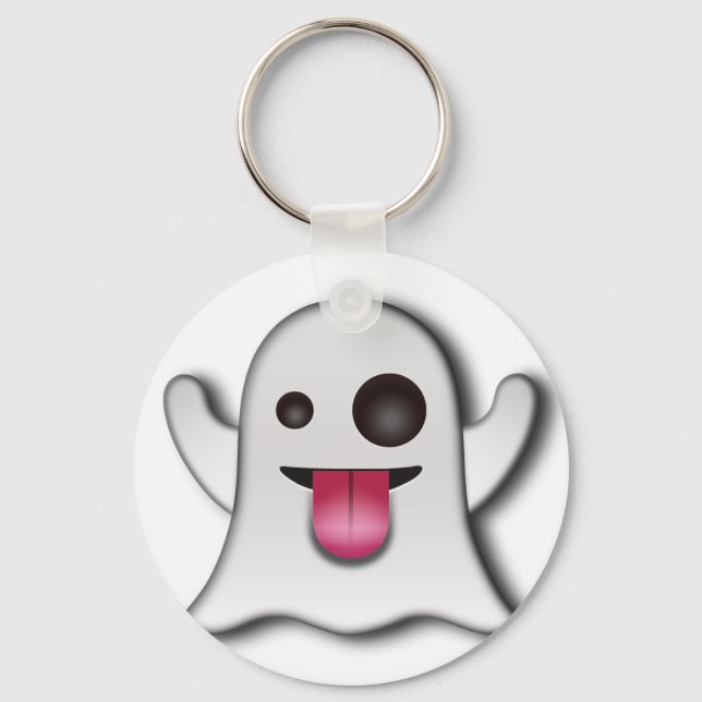 Cutest Ghost next to Casper! Key Ring (Front)