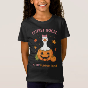 Cutest Goose Pumpkin Patch Kids Halloween  T-Shirt