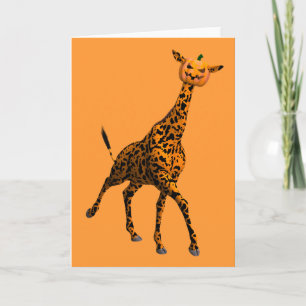 Cutest Halloween Giraffe Card