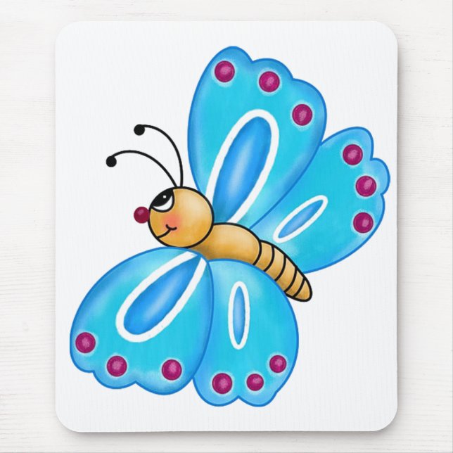 Cutest Little Butterfly Mouse Mat (Front)