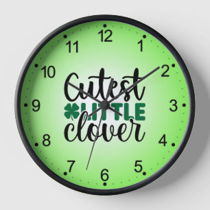 Cutest Little Clover Charm-61277 Clock