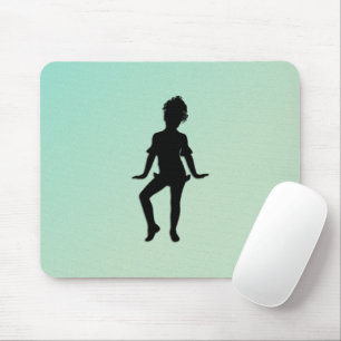 Cutest Little Dancer Green Mouse Mat