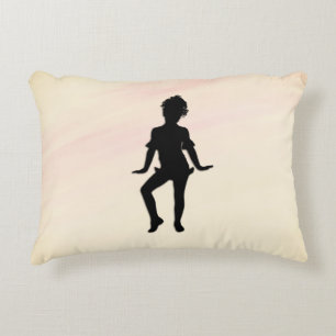 Cutest Little Dancer Mellow Yellow Decorative Cushion