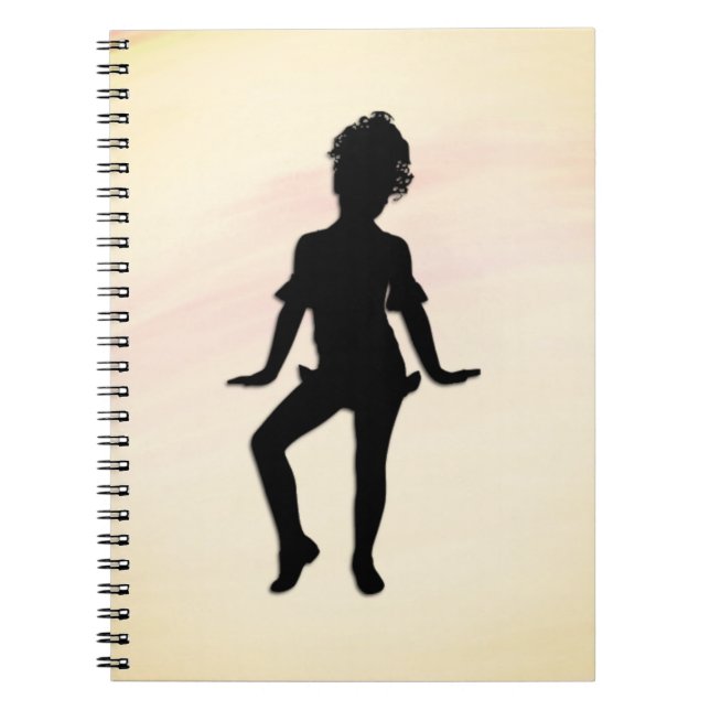Cutest Little Dancer Mellow Yellow Notebook (Front)