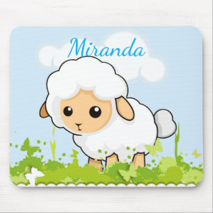 Cutest Little Lamb Mouse Mat