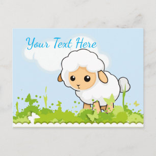 Cutest Little Lamb Postcard
