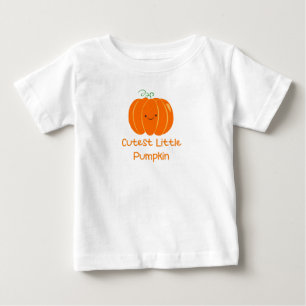 CUTEST LITTLE PUMPKIN Baby Fine Jersey Shirt