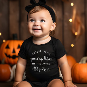 Cutest Little Pumpkin in the Patch Custom Baby Bodysuit
