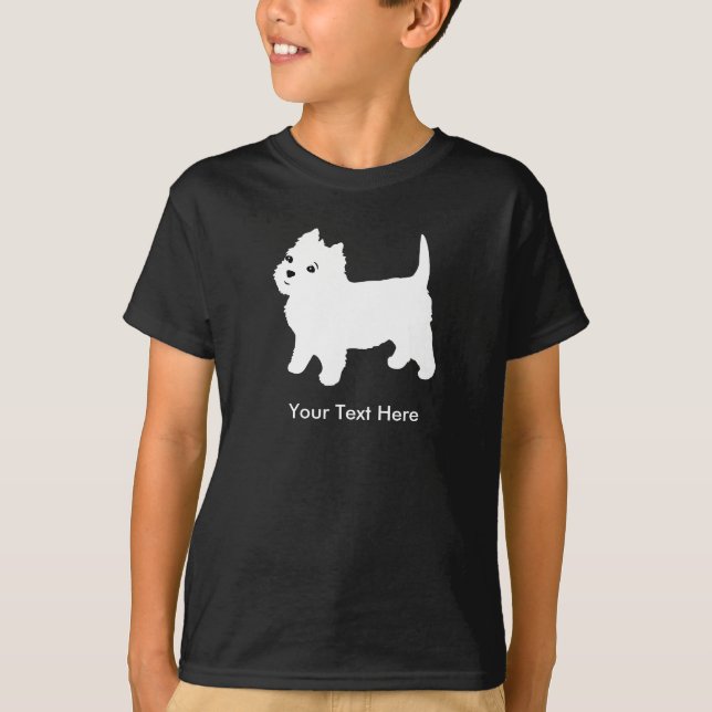 Cutest Little Westie Dog - Westhighland Terrier T-Shirt (Front)