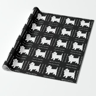 Cutest Little Westie Dog - Westhighland Terrier Wrapping Paper
