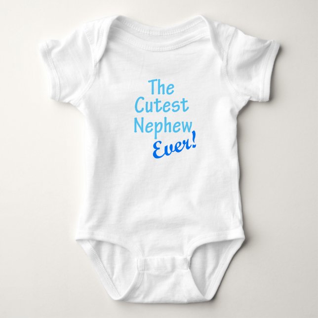 Cutest Nephew Ever Bodysuit (Front)