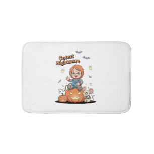 Cutest Nightmare Chucky Halloween Bath Mat
