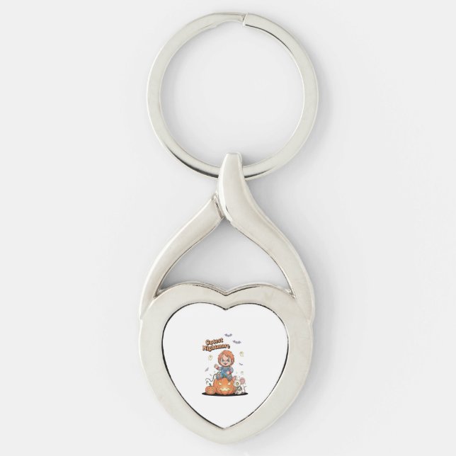 Cutest Nightmare Chucky Halloween Key Ring (Front)