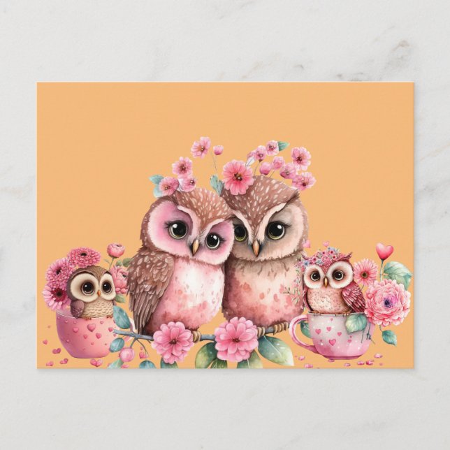Cutest Owl Postcard (Front)