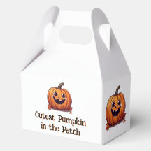 Cutest Pumpkin Cartoon Halloween Orange Text