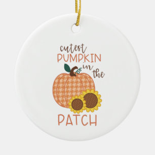 Cutest Pumpkin Ceramic Tree Decoration