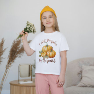 Cutest Pumpkin In The Patch, Autumn Fall Kids T-Shirt