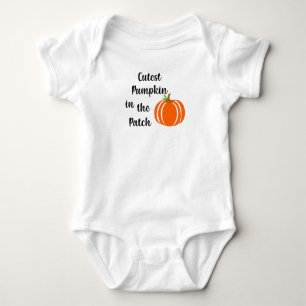 Cutest Pumpkin in the Patch Baby Bodysuit