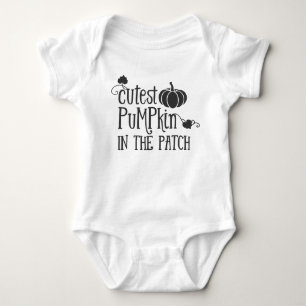 Cutest Pumpkin In The Patch Baby Bodysuit