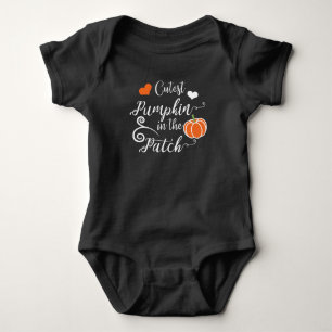 cutest pumpkin in the patch baby bodysuit