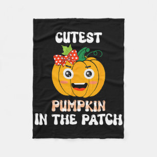Cutest Pumpkin In The Patch Baby Fleece Blanket