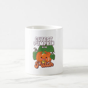 cutest pumpkin in the patch coffee mug