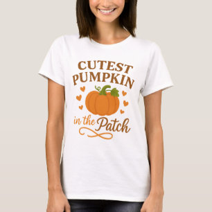 Cutest Pumpkin in the Patch Fall Autumn T-Shirt