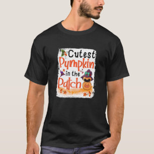 Cutest Pumpkin In The Patch Funny Fall Premium T-Shirt