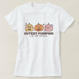 Cutest Pumpkin In The Patch Funny Halloween T-Shirt