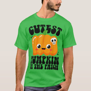 Cutest Pumpkin In The Patch Halloween Costume Kids T-Shirt