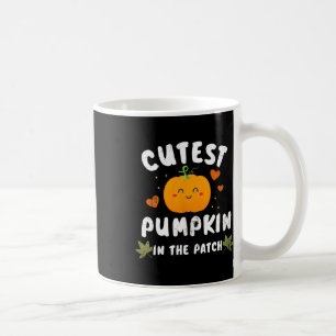 Cutest Pumpkin In The Patch Halloween Fall Costume Coffee Mug