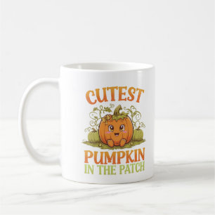 Cutest Pumpkin in the Patch Halloween Mug Design