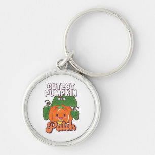 cutest pumpkin in the patch key ring