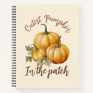 Cutest Pumpkin in the Patch Notebook